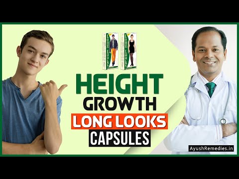 Long Looks Capsules Ayurvedic Height Growth Pills | Grow Taller Supplement