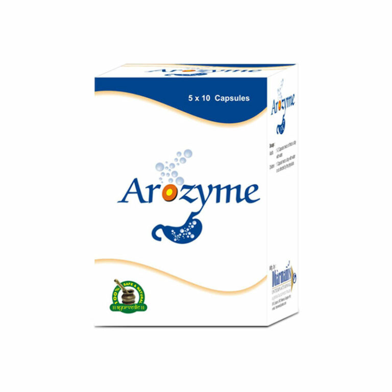 Ayurvedic Herbal Constipation Treatment (Kabz) Arozyme Capsules