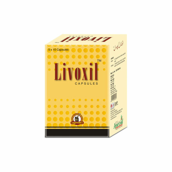 Herbal Liver Cleanse Pills to Detox Liver, Ayurvedic Livoxil Capsules