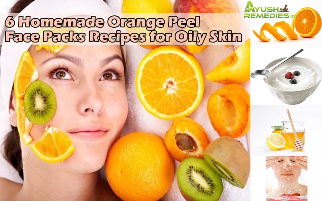 Homemade Orange Peel Face Packs