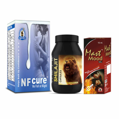 NF Cure, Shilajit Capsules and Mast Mood Oil