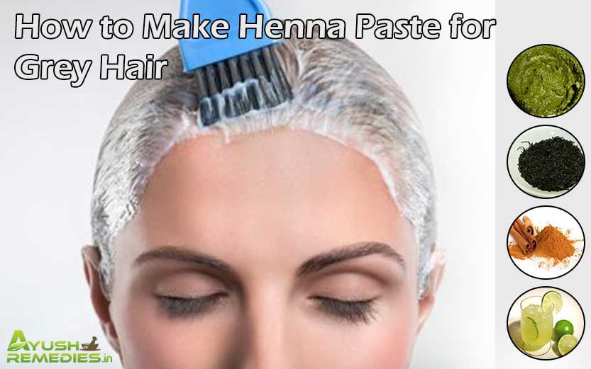 How to Make Henna Paste for Grey Hair