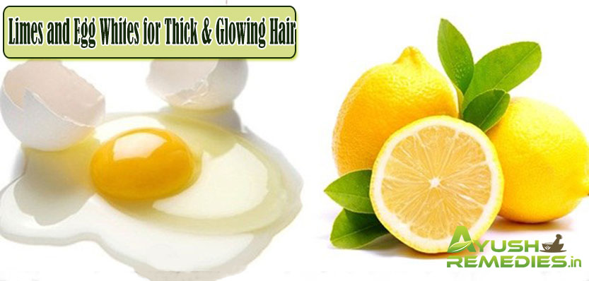 Limes and Egg Whites for Thick and Glowing Hair