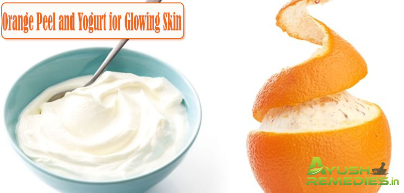 Orange Peel and Yogurt for Glowing Skin