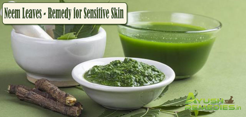 Neem Leaves Remedy for Sensitive Skin