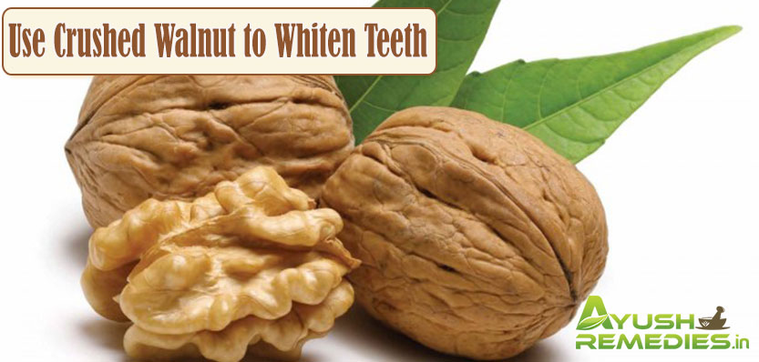 Use Crushed Walnut to Whiten Teeth