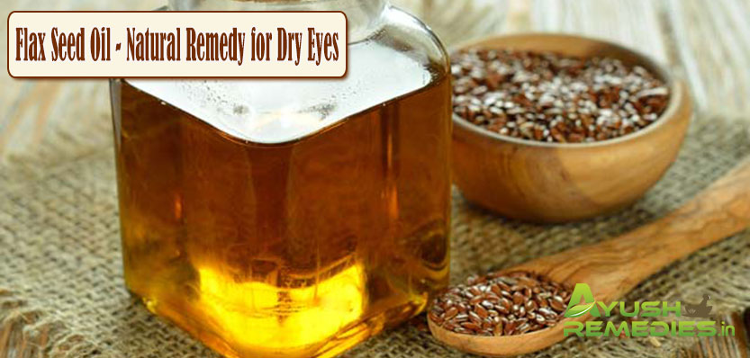 Flax Seed Oil Natural Remedy for Dry Eyes