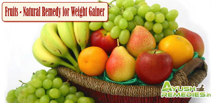 Fruits Natural Remedy for Weight Gainer