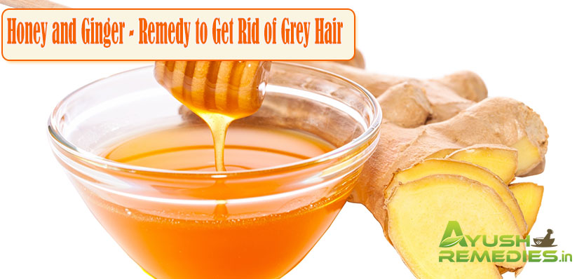 Honey and Ginger Remedy to Get Rid of Grey Hair