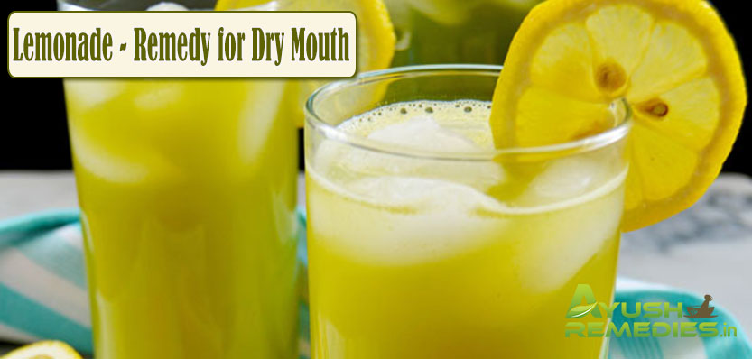 Lemonade Remedy for Dry Mouth