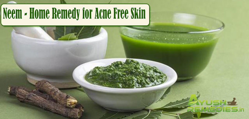 Neem Home Remedy for Acne free Skin