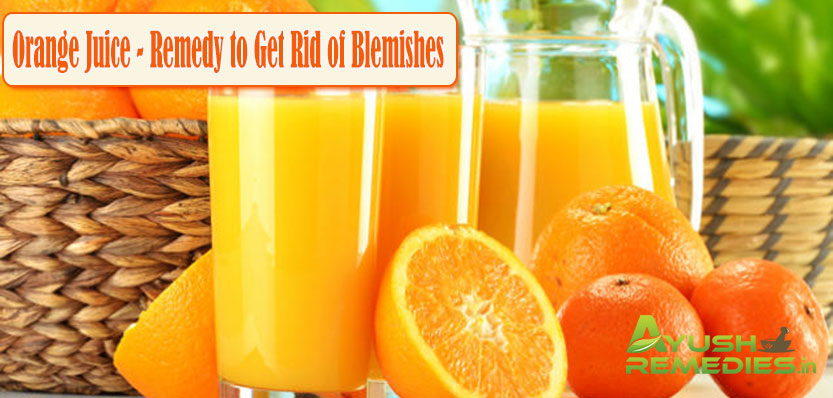 Orange Juice Remedy to Get Rid of Blemishes