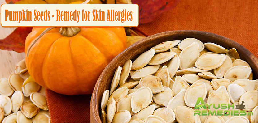 Pumpkin Seeds Remedy for Skin Allergies