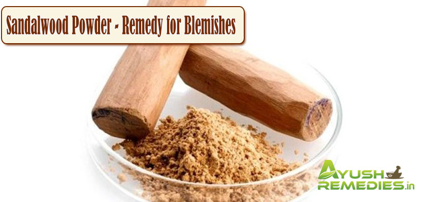 Sandalwood Powder Remedy for Blemishes