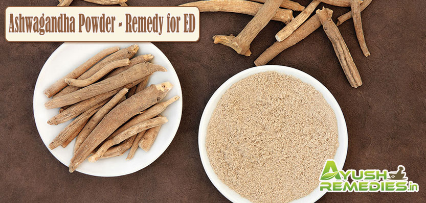 Ashwagandha Powder Remedy for ED