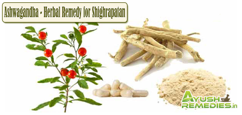 Ashwapandha Remedy for Shighrapatan