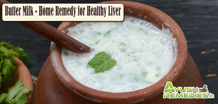 Butter Milk Remedy for Healthy Liver