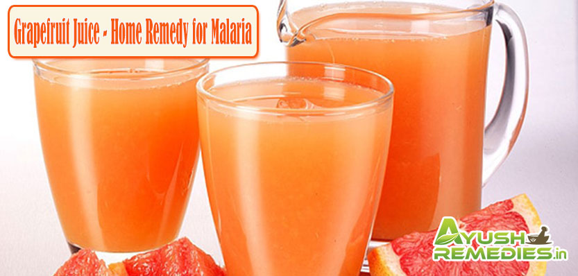 Grapefruit Juice Home Remedy for Malaria