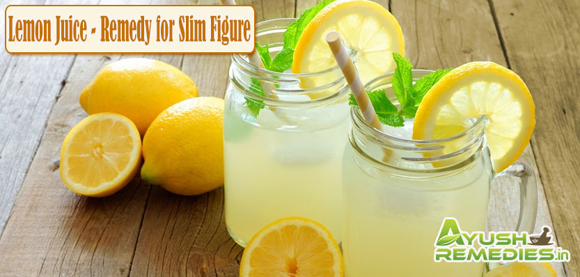 Lemon Juice Remedy for Slim Figure