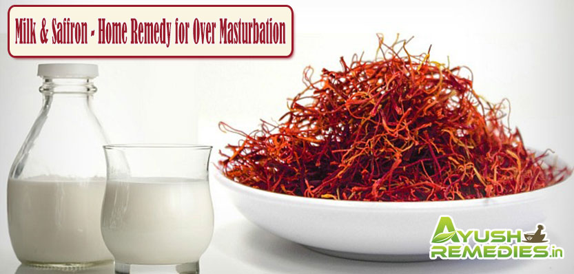 Milk and Saffron Remedy for Over Masturbation