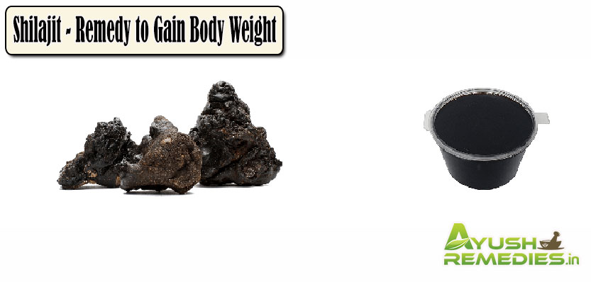 Shilajit Remedy to Gain Body Weight