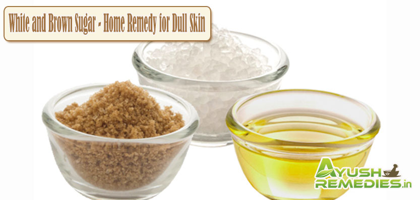 White and Brown Sugar Remedy for Dull Skin