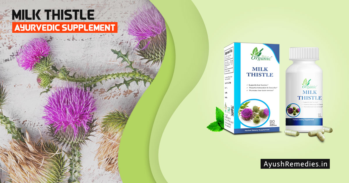 Milk Thistle Capsules for Liver Cleanse, Weight Loss Detox Supplements