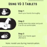 Vg-3 herbal tablets for feminine care, freshness, and everyday comfort